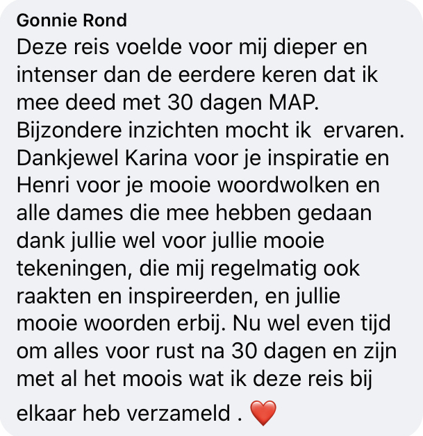 Gonnie R recensie MAP kopie